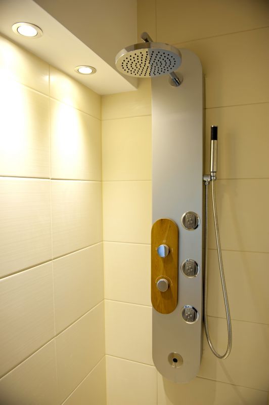 Modern Shower with Multi-Function Head